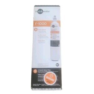 InSinkErator F-1000 Replacement Water Filter Cartridge New Sealed OEM